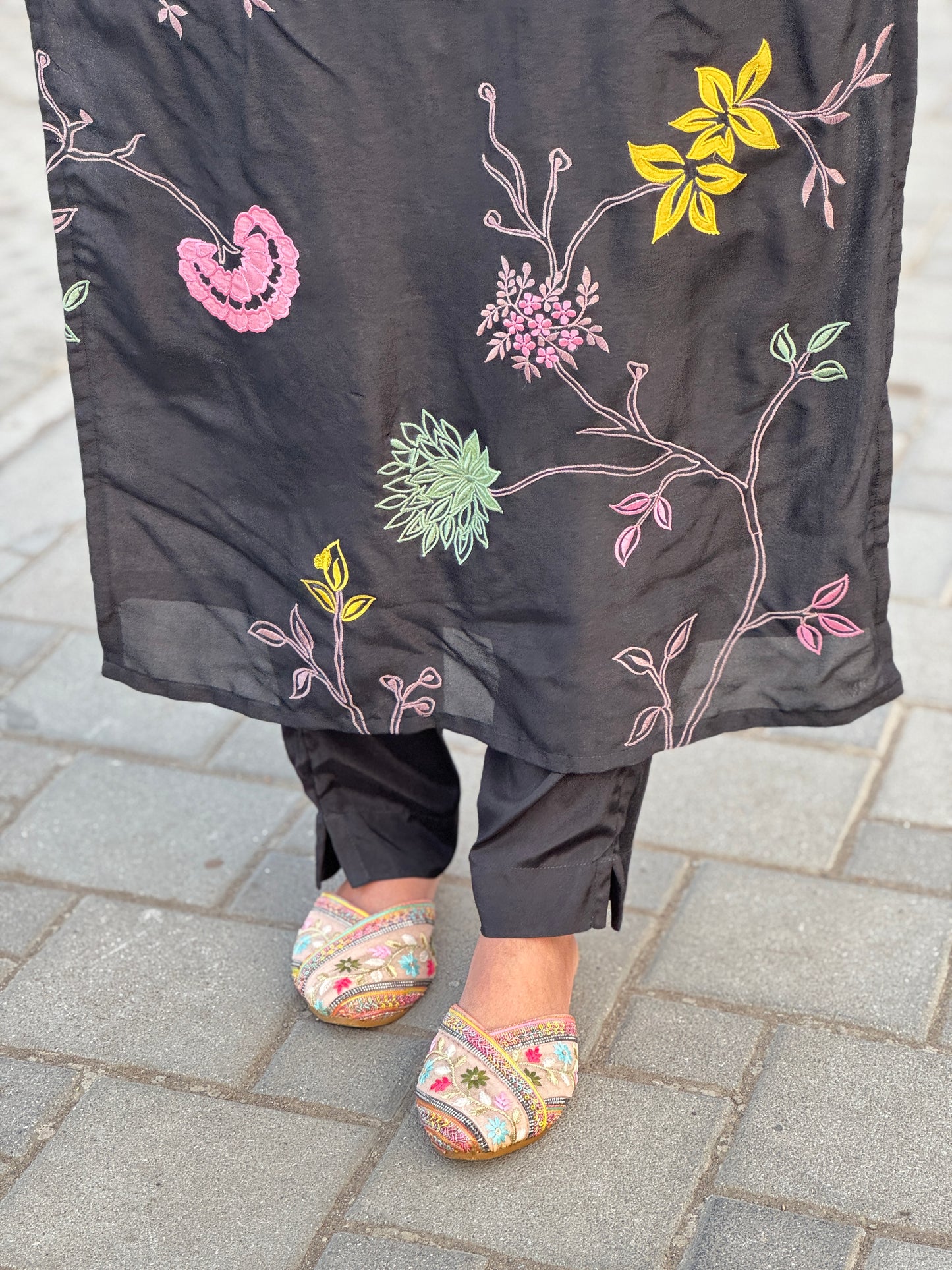 Premium Muslin Embroidery Semi Partywear  Suit.
