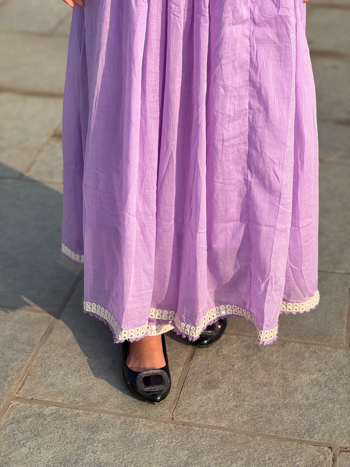 Pure Mul Cotton Anarkali Premium Suit